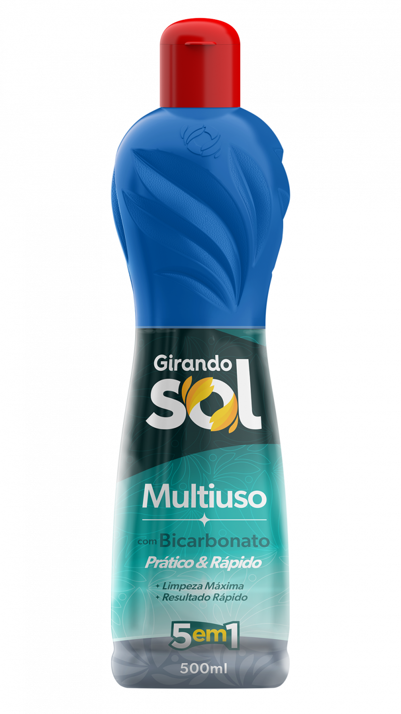 Limpador multiuso 500ml c/ bicarbonato - Girando Sol