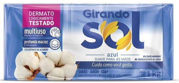 Sabao Barra G. Sol Conj. 5x200G azul