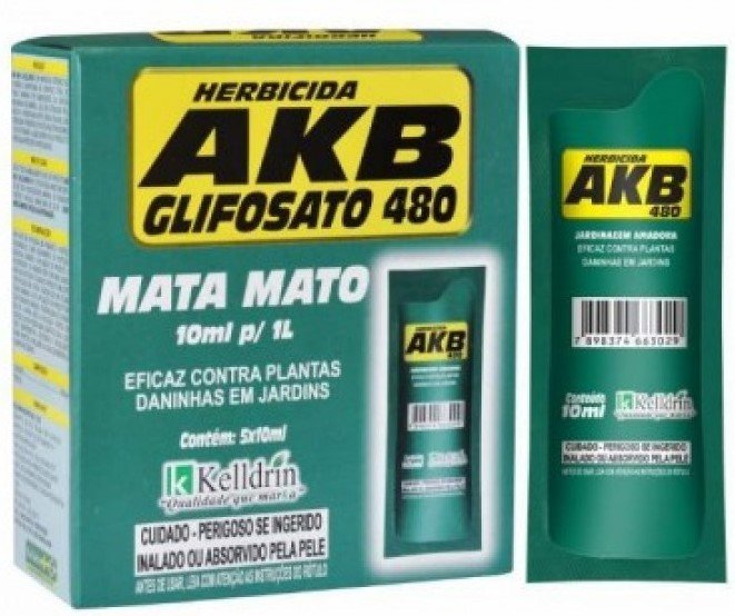 AKB GLIFOSATO 480 CAIXINHA 5X10ML MATA MATO