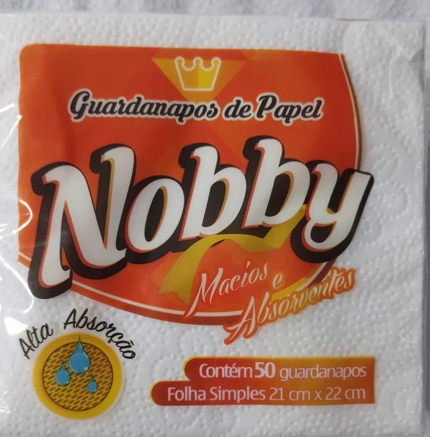 GUARDANAPO DE PAPEL 21X22 C/50 NOBBY ELX