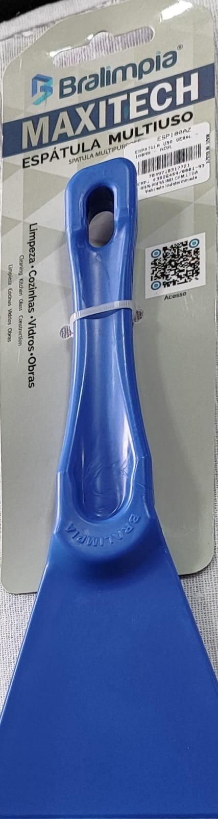 ESPATULA USO GERAL - 100MM - AZUL