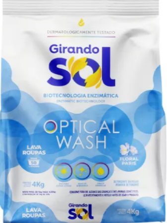 LAVA ROUPA EM PO AZUL GIRANDO SOL 4KG SACHE