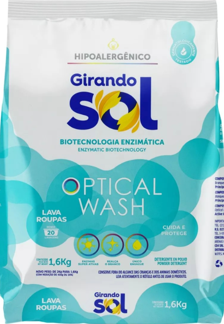 Lava Roupa Po G. Sol Sache 1,6 KG Hipoalergenico