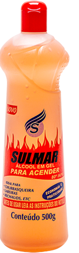 Alcool Gel 80 INPM ACENDEDOR 500GR