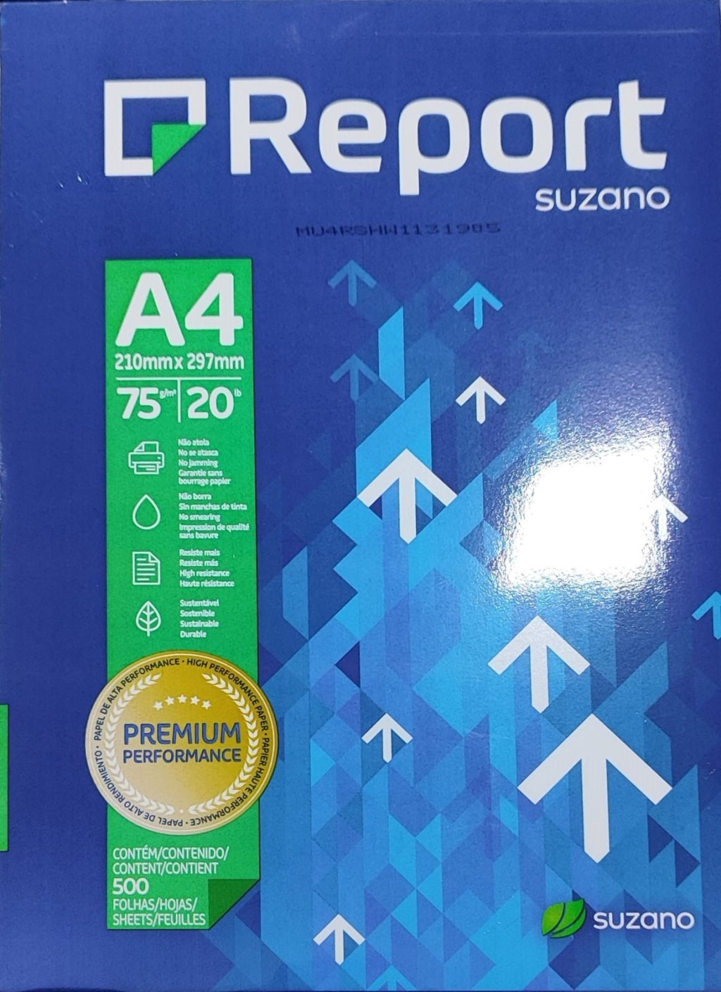 	PAPEL A - 4 BRANCO 500 FLS 75 GR 210 X 297 REPORT