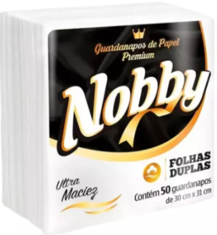 GUARDANAPO F.DUPLA 30X31CM NOBBY C/50