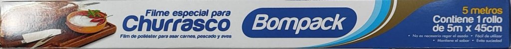 FILME CHURRASCO BOMPACK 45X5MT