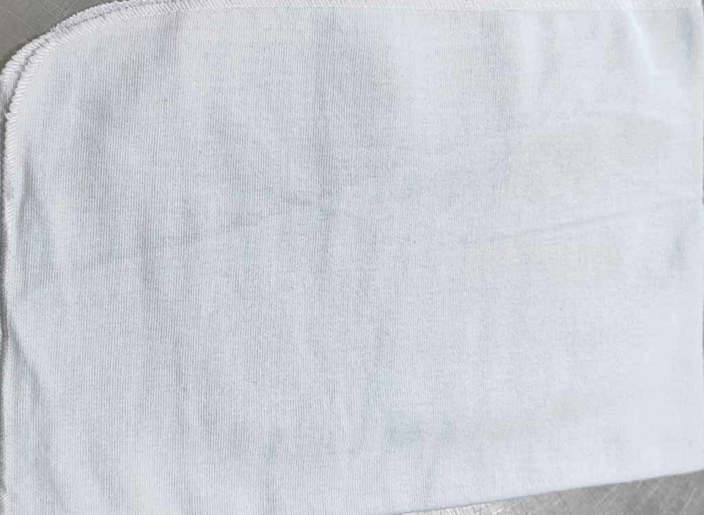 FLANELA BRANCA 38X58 (.CM)