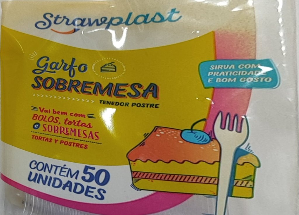 	GARFO STRAW. L.FESTA CRISTAL C/ 50 UN