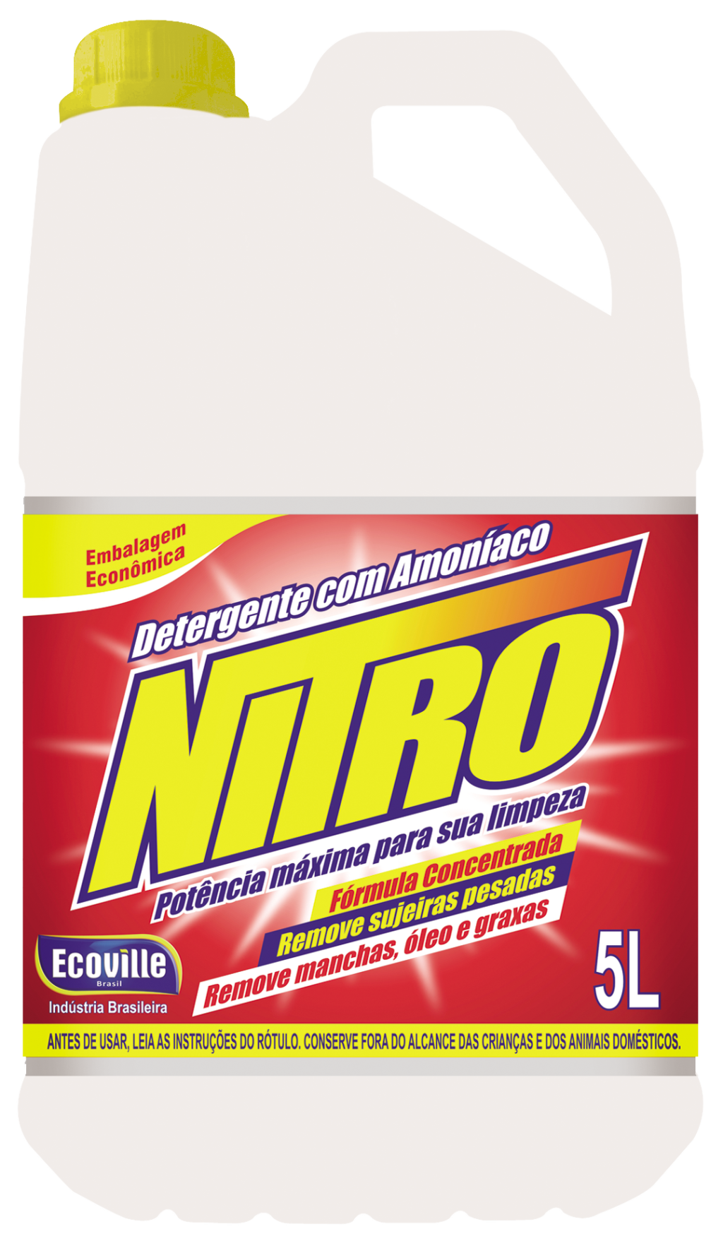 DETERGENTE C/ AMONIACO NITRO 5LT