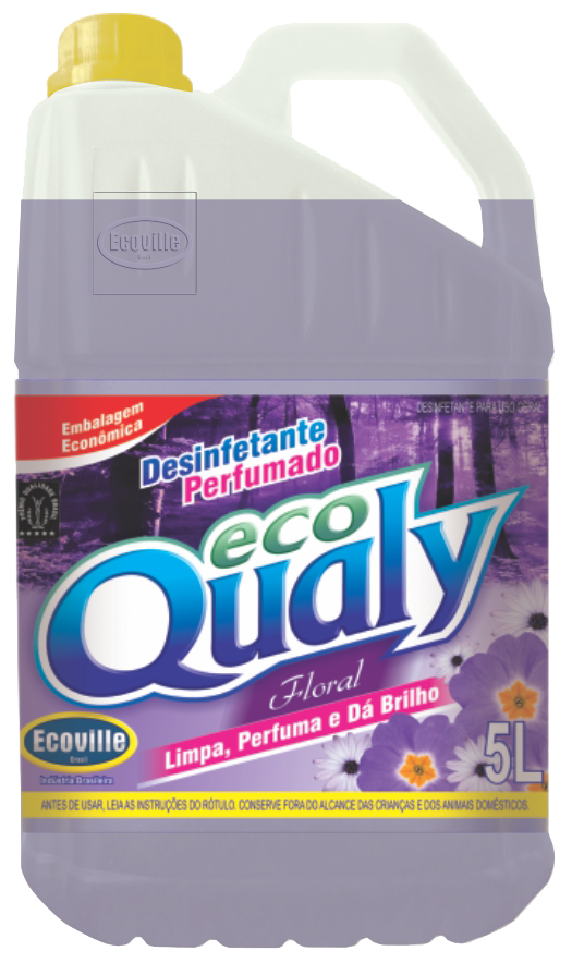 DESINFETANTE ECOQUALY FLORAL 5LT