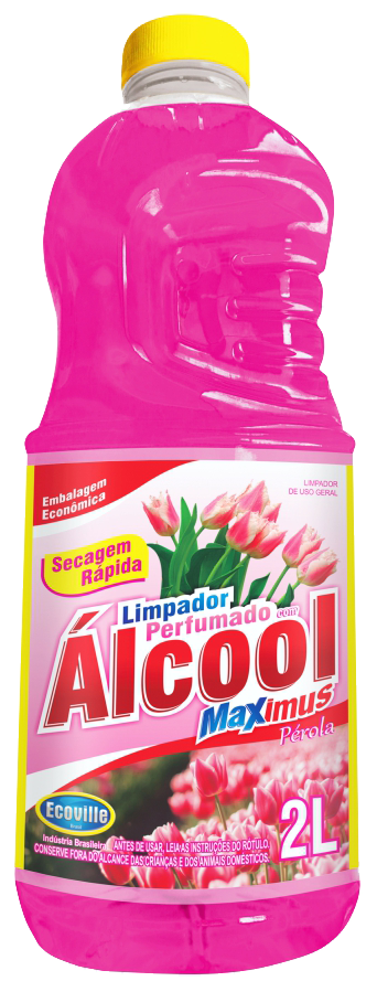 LIMPADOR C/ ALCOOL PEROLA ROSA 2LT