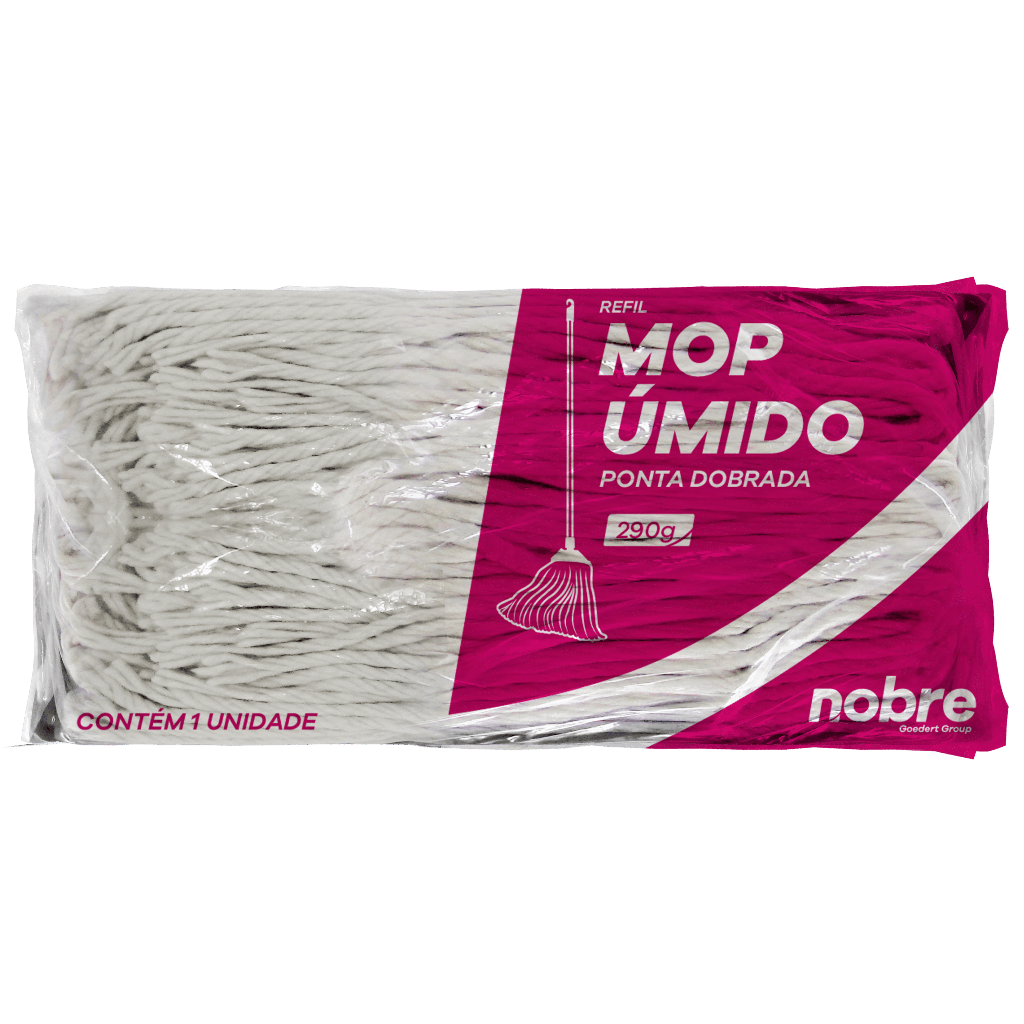 MOP UMIDO REFIL 290G 70% ALGODAO 30% POLIESTER
