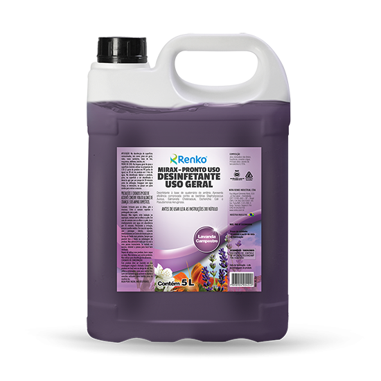 MIRAX DESINF PRONTO USO , PINHO,MARINE,LAVANDA CAMPESTRE 5L