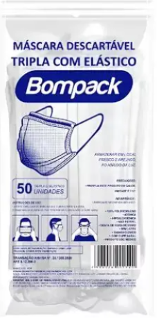 MASCARA TRIPLA C/50UN BOMPACK