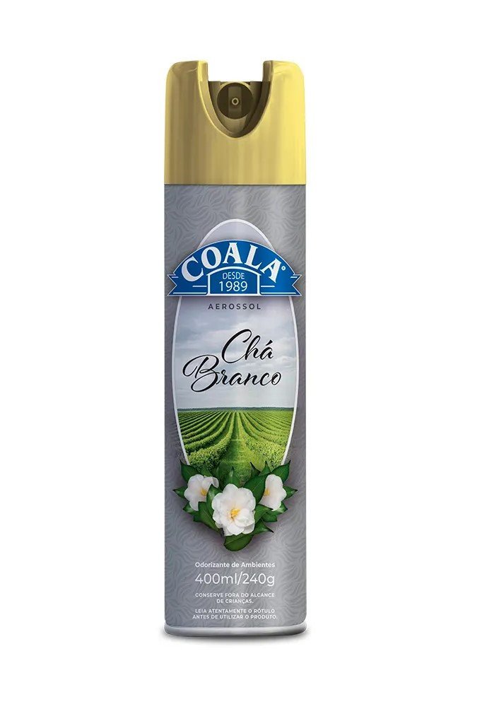 AROM COALA AMBIENTE AER 400ML CHA BRANCO