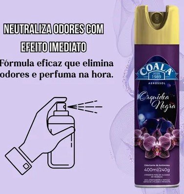 AROM COALA AMBIENTE AER 400ML ORQUIDEA NEGRA