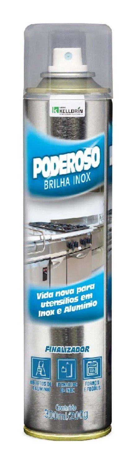 PODEROSO BRILHA INOX  300ML