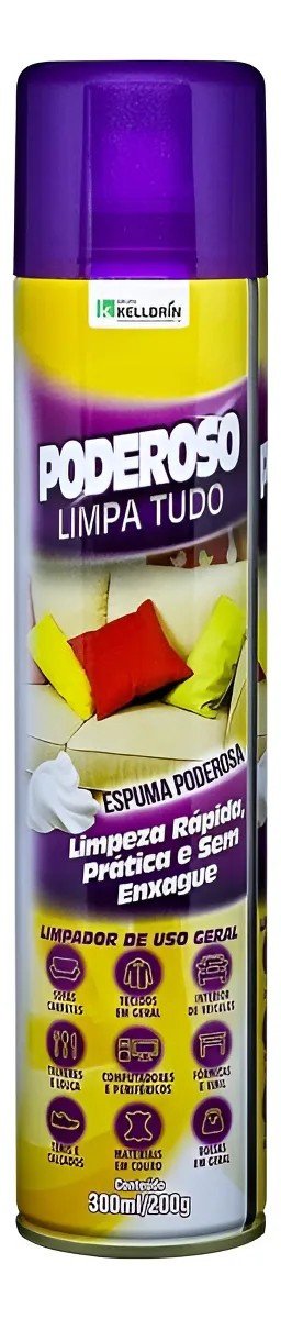 PODEROSO LIMPA TUDO ESPUMA 300ML
