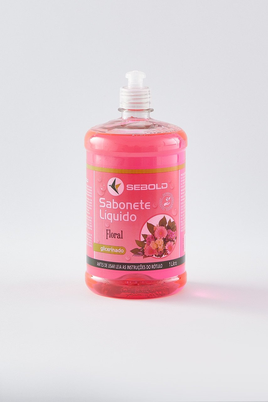 SABONETE LIQUIDO 1000ML TAMPA PUMP FLORAL SEBOLD