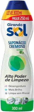Saponaceo Cremoso G. Sol 300ml Limao