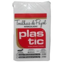 PAPEL INTERFOLHA 100%CELULOSE - C/1000 UN. PLASTIC