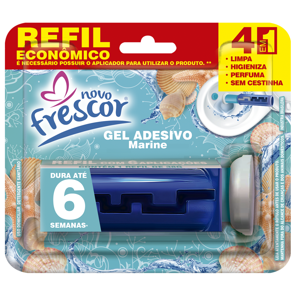 GEL ADESIVO (REFIL) - 6 APLIC. 38G MARINE NOVO FRESCOR