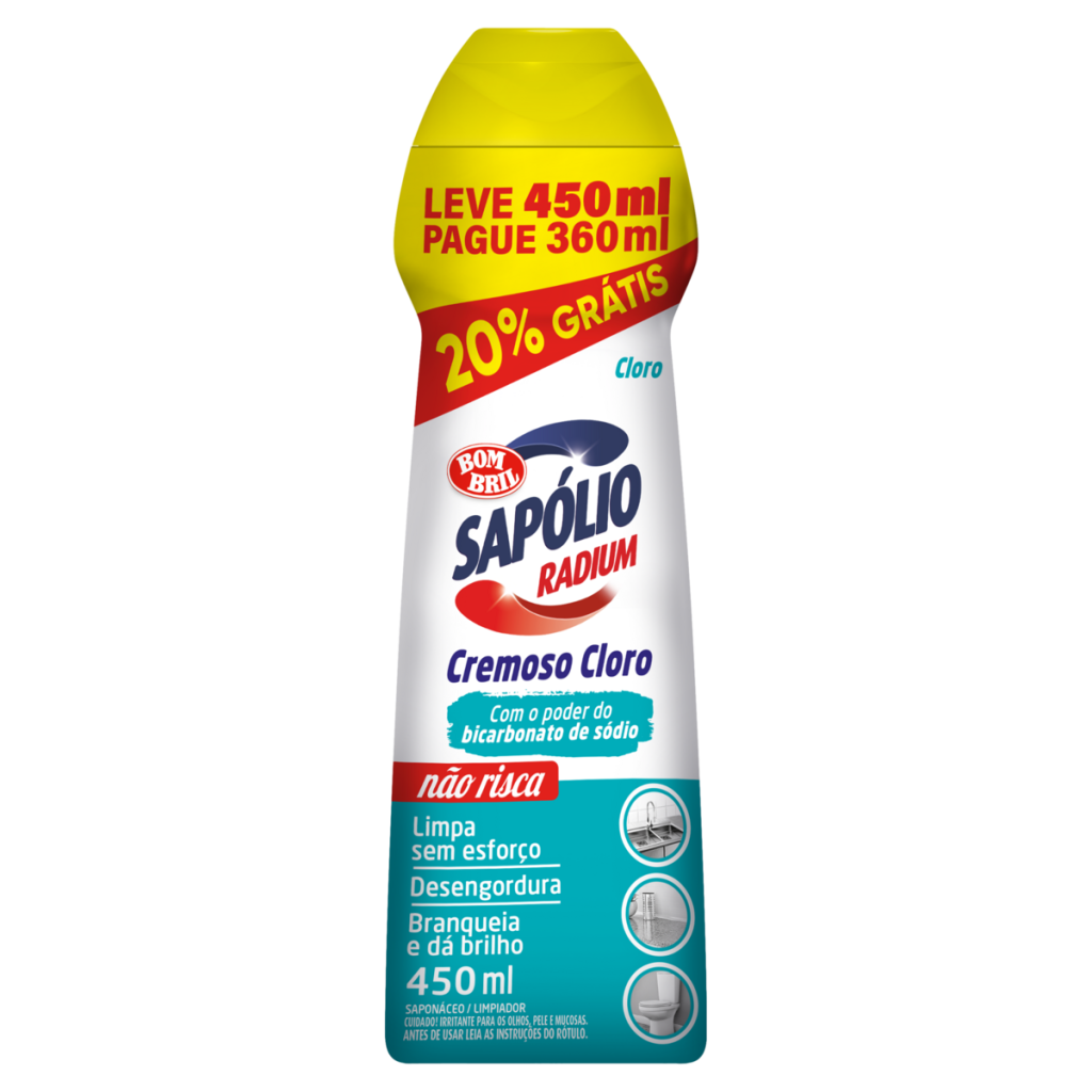 SAPONACEO SAPOLIO 450ML CREM CLORO