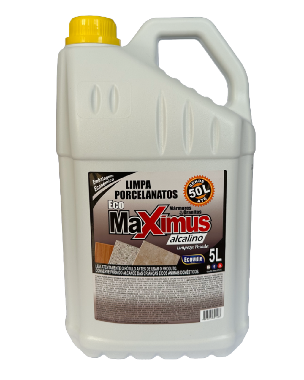 LIMPA PORCELANATO MAXIMUS ALCALINO 5LT
