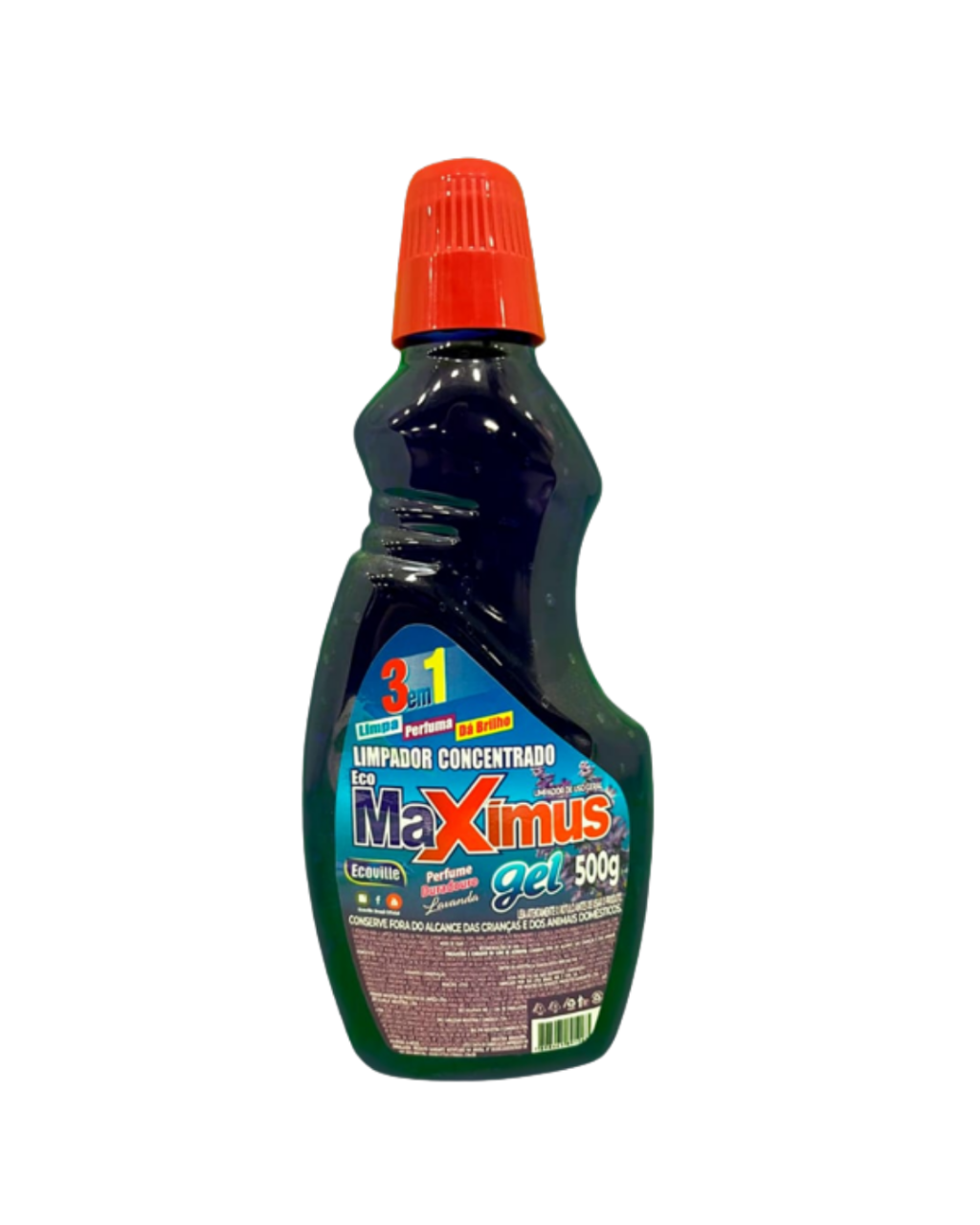 LIMPADOR CONCENTRADO GEL LAVANDA 500ML