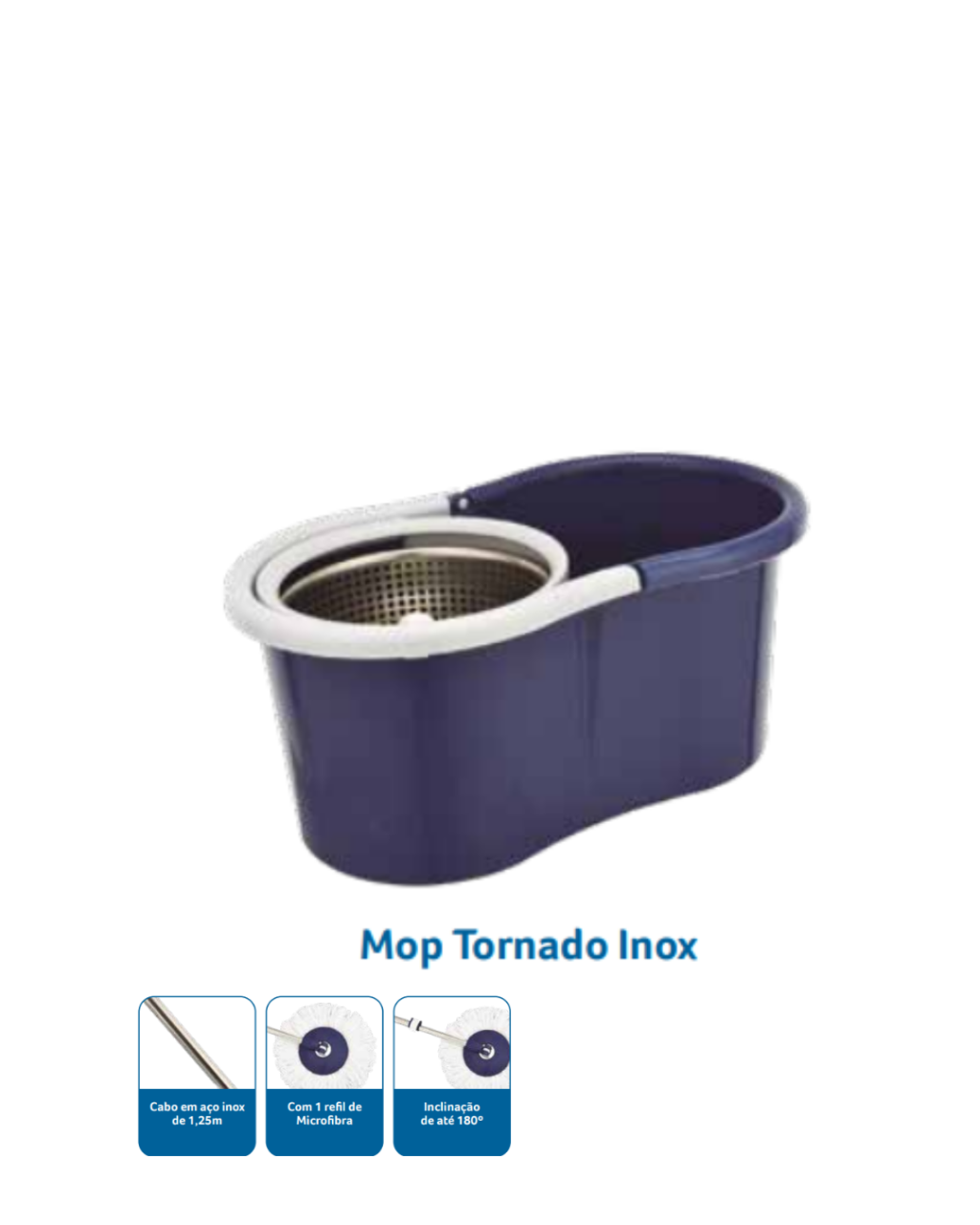 PERFECT MOP TORNADO INOX 12L