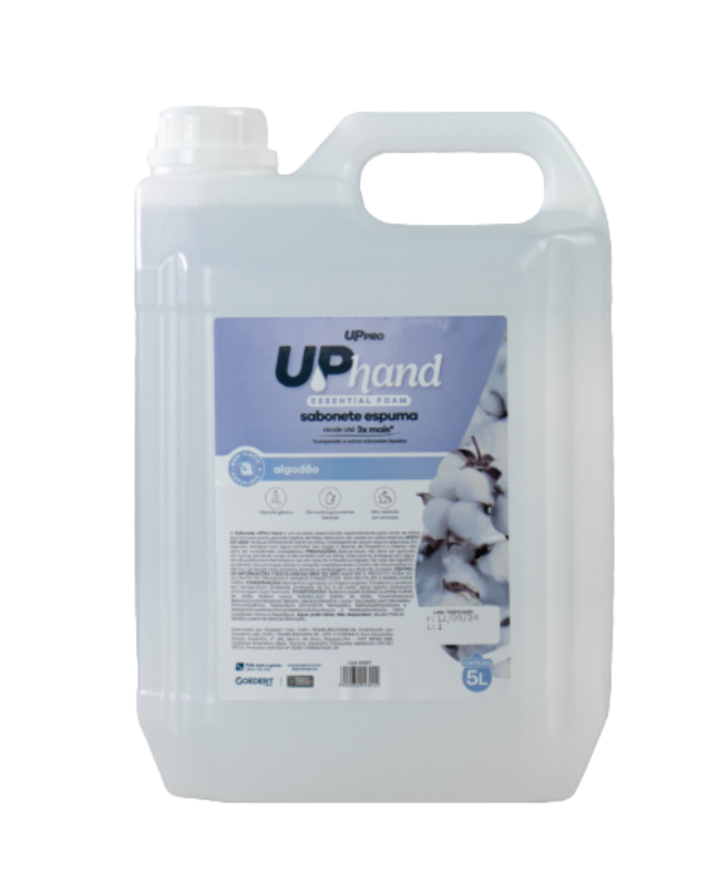 Sabonete espuma 5l algodao Up Hand - UPPRO
