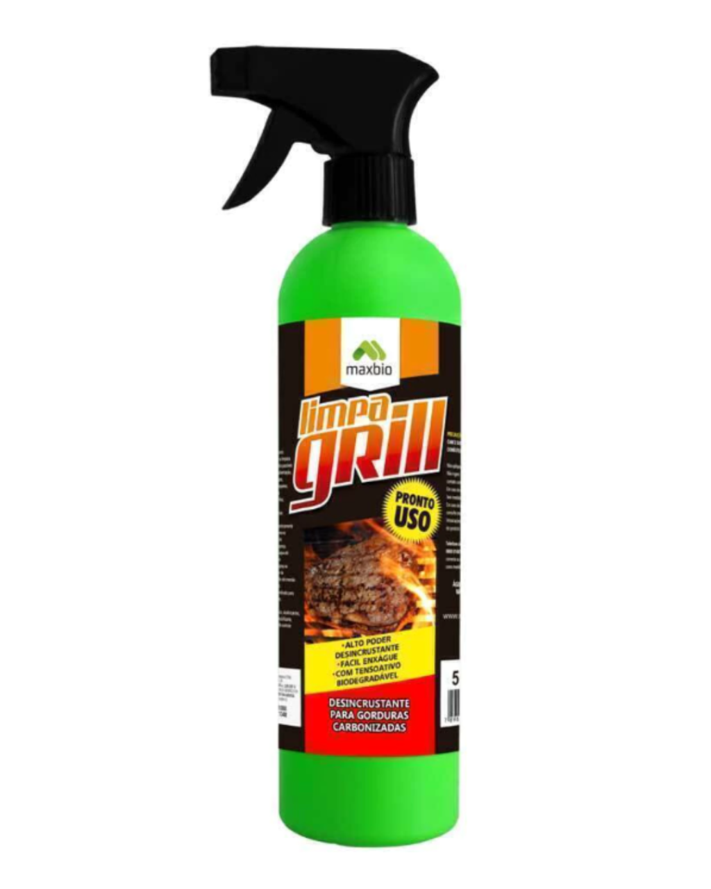 LIMPA GRILL 500ML MAXBIO