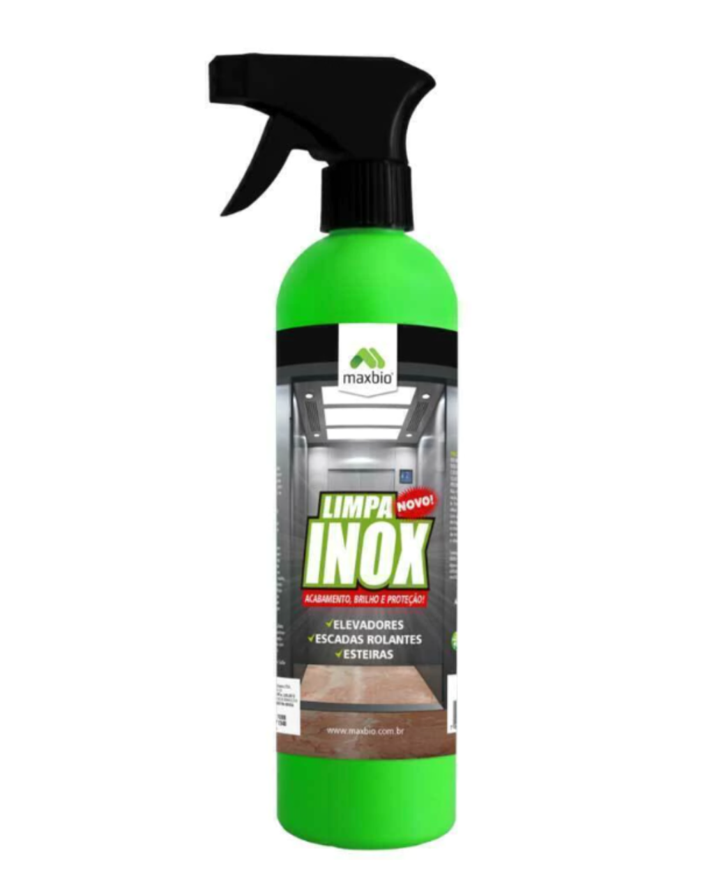 LIMPA INOX500 ML MAXBIO