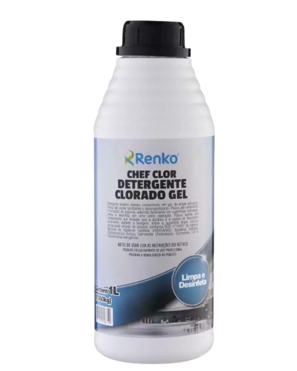CHEF CLOR DETERGENTE DESINFETANTE CLORADO 1L