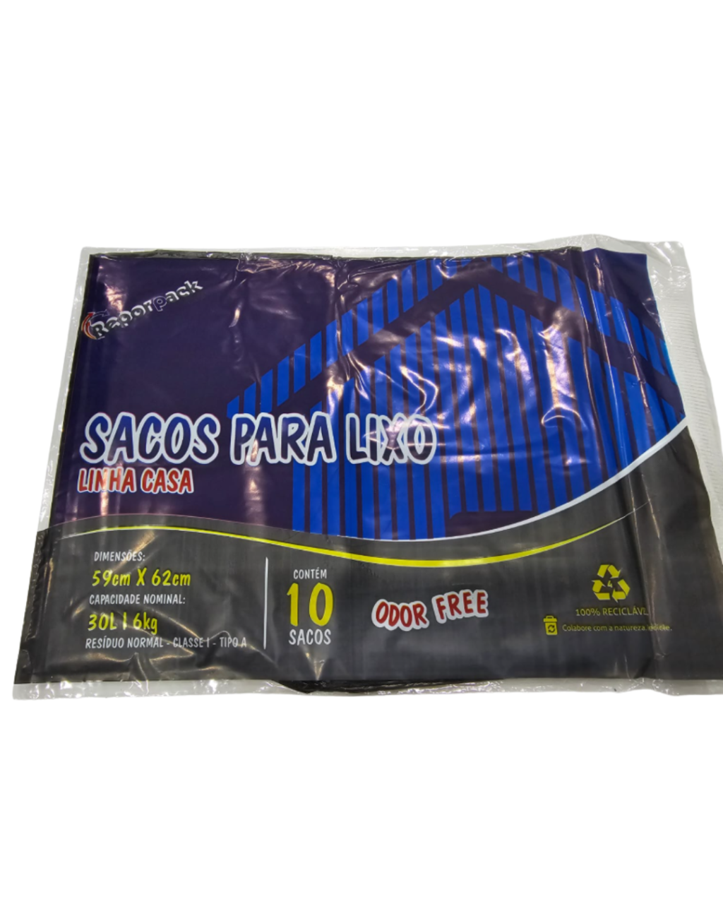 SACO P LIXO LINHA CASA 30L C/10 UNID.