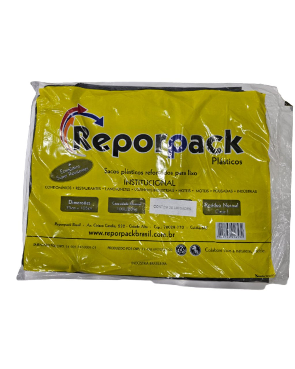 SACO P LIXO INSTITUCIONAL 100L  C/20 UNID