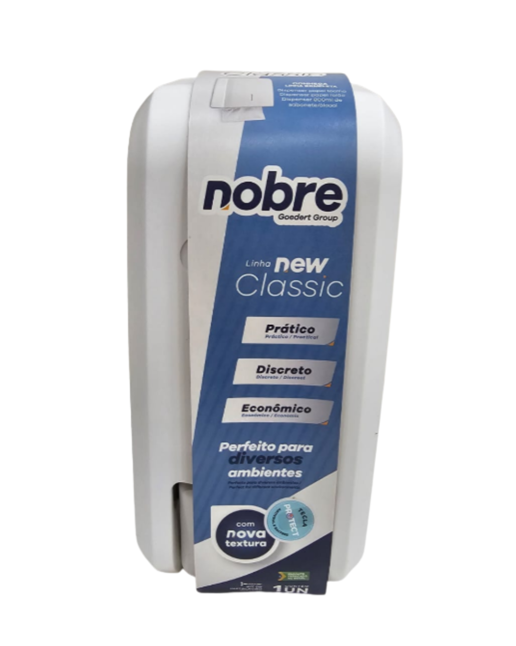 SABONETEIRA DOSADORA LIQUIDA 800ML NOBRE CZ/BR NEW CLASSIC