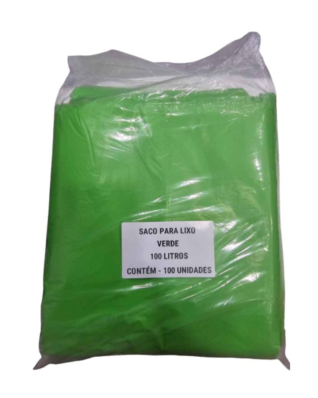 SACO P LIXO COLETA SELETIVA 75CM X 85CM 100UN VERDE