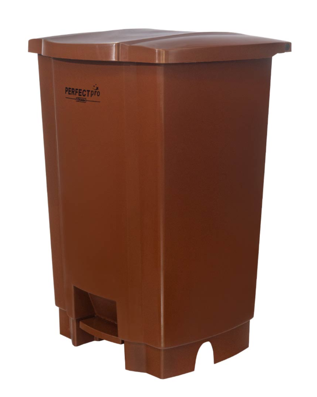 LIXEIRA 50L MARROM