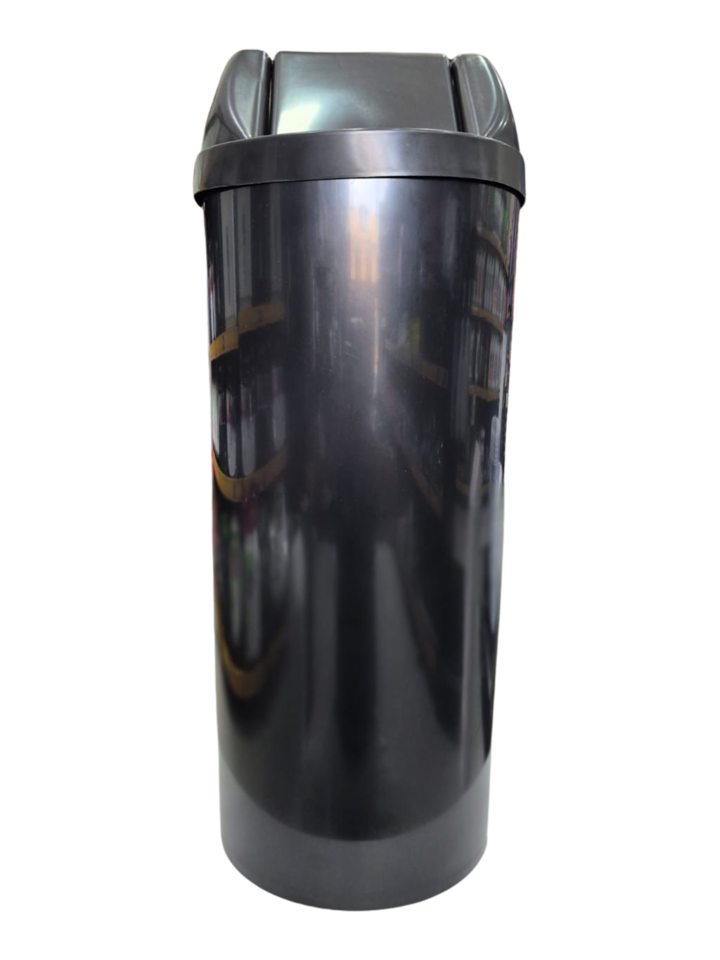 CESTO 51X24 23L PRETO TAMPA BASC