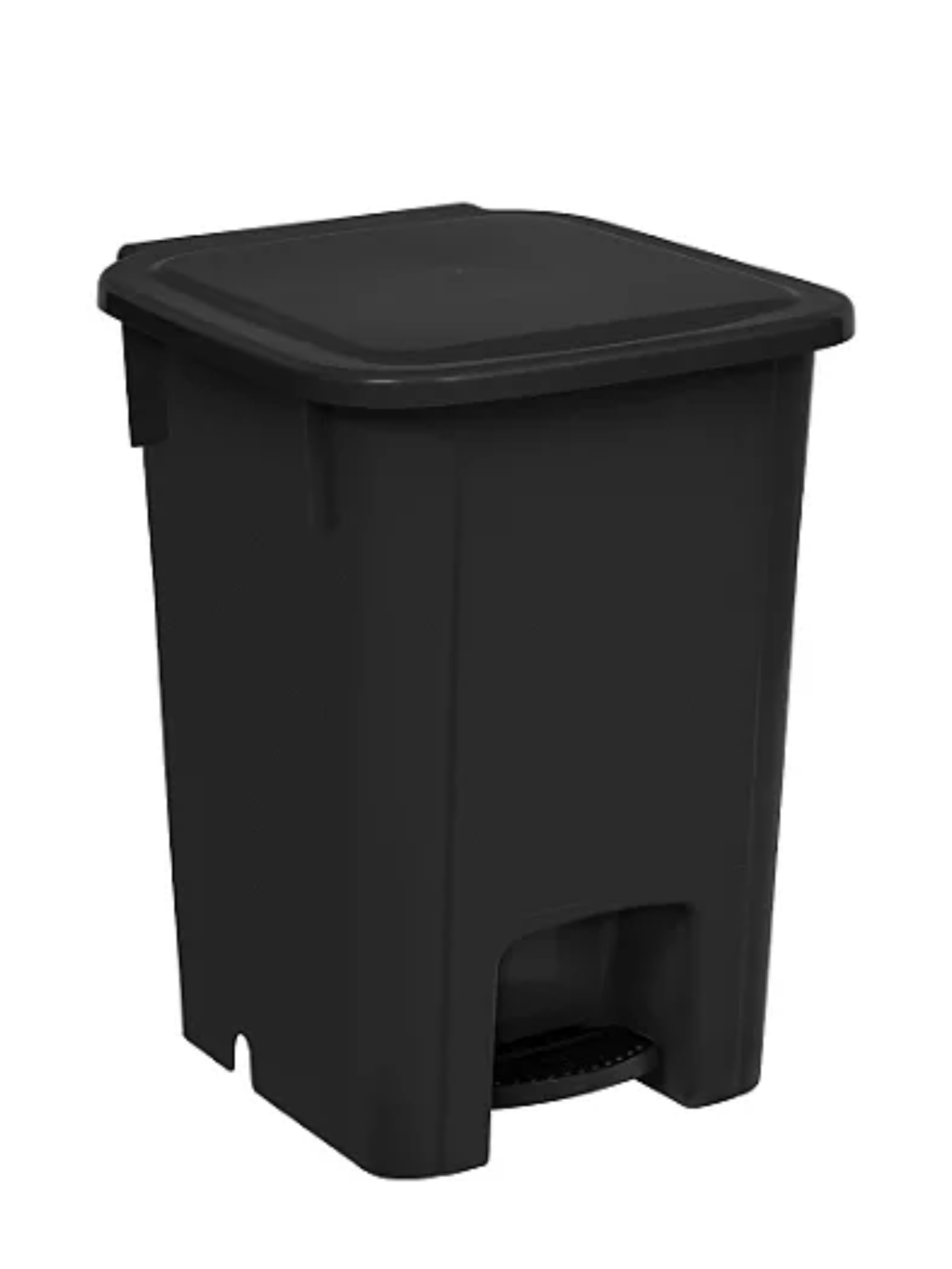 LIXEIRA PRETA COM PEDAL 15L