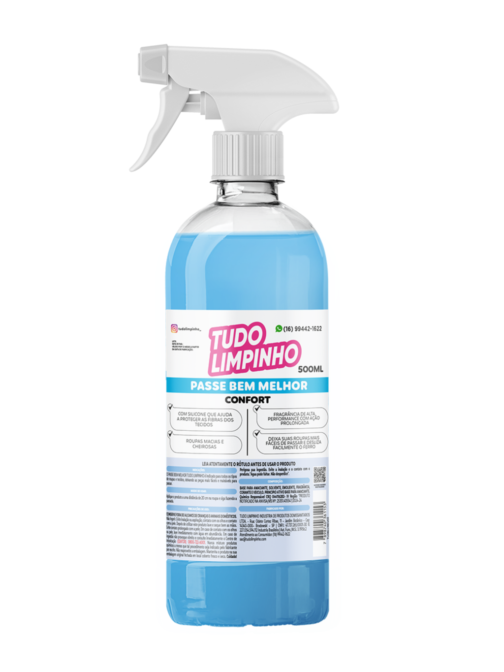 PASSE MELHOR CONFORT 500ML C/VALVULA