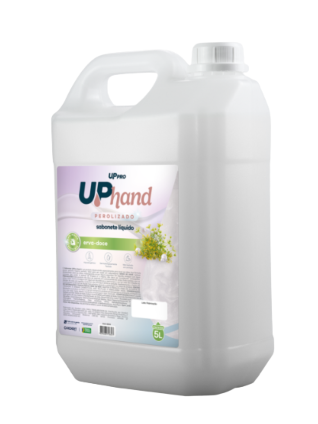 SABONETE LIQUIDO PEROLADO 5L (BRANCO) ERVA DOCE