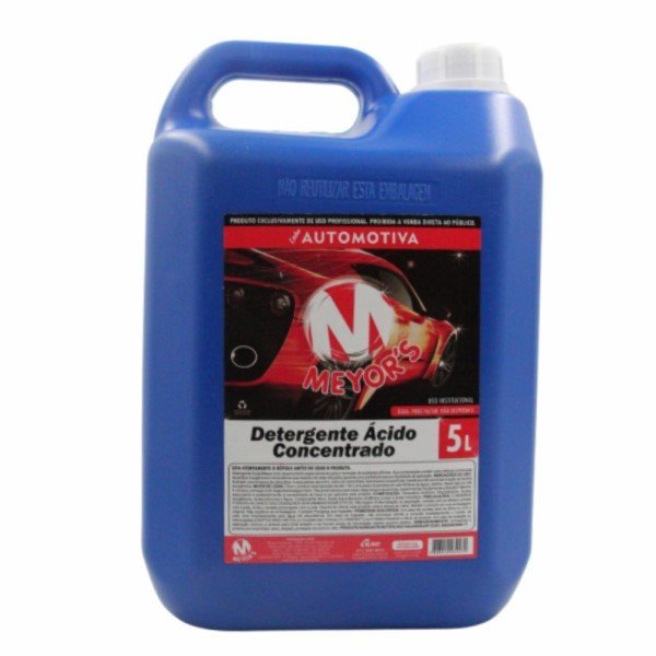 Detergente Ácido Concentrado Meyors 5L Limpa Alumínio