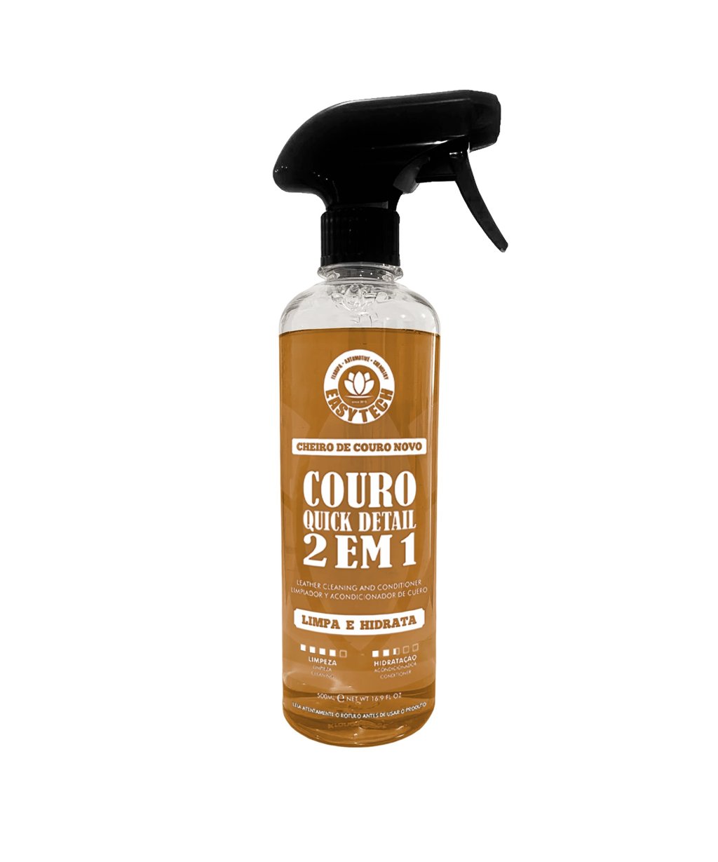 Limpa Couro 2x1 Limpa e Hidrata  Quick Detail EasyTech