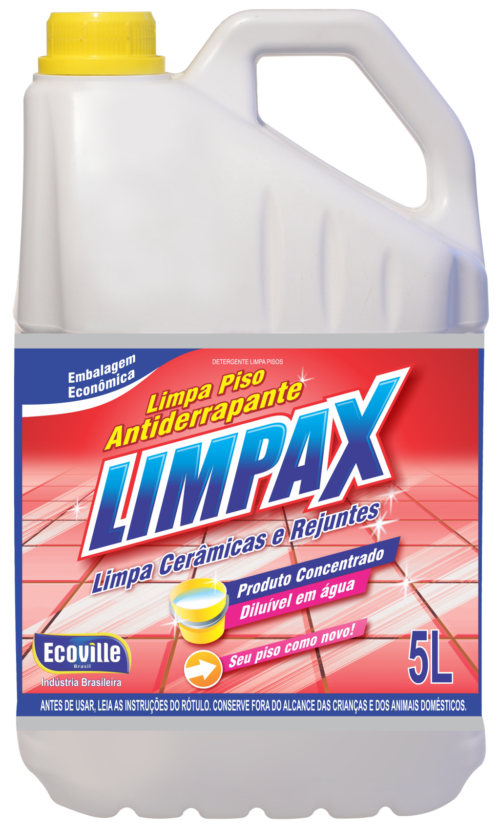 Limpa Pisos Limpax Antiderrapante 5L Ecoville