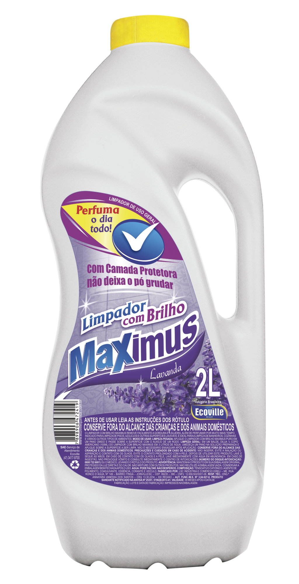 Limpador com Brilho Maximus Neutro 2L