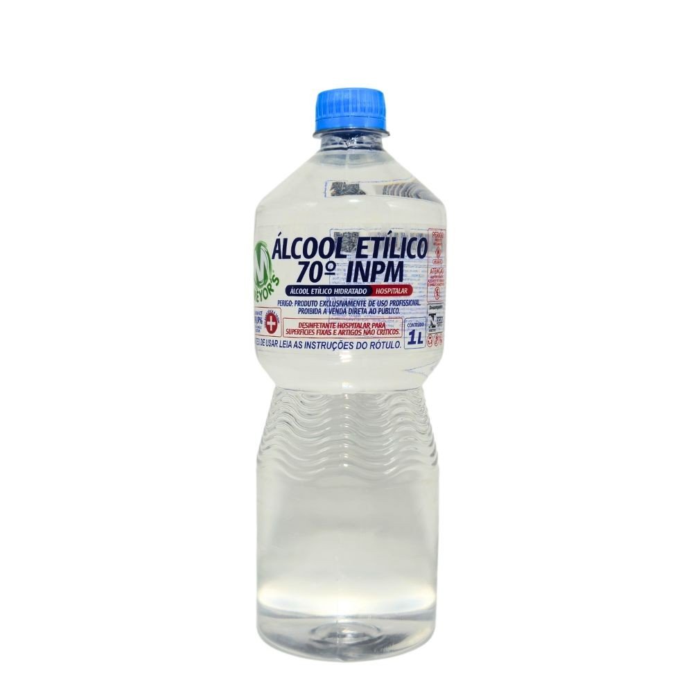 Álcool Etílico Hidratado 70° INPM 1L