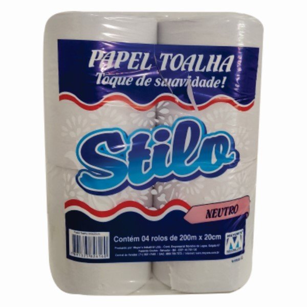 Papel Toalha Bobina Stilo Hand 